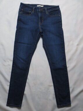 LEVI’S 711 womens DENIM blue SKINNY stretch JEAN SIZE 31
